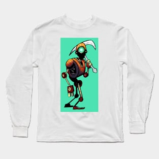 Mining Robot Long Sleeve T-Shirt